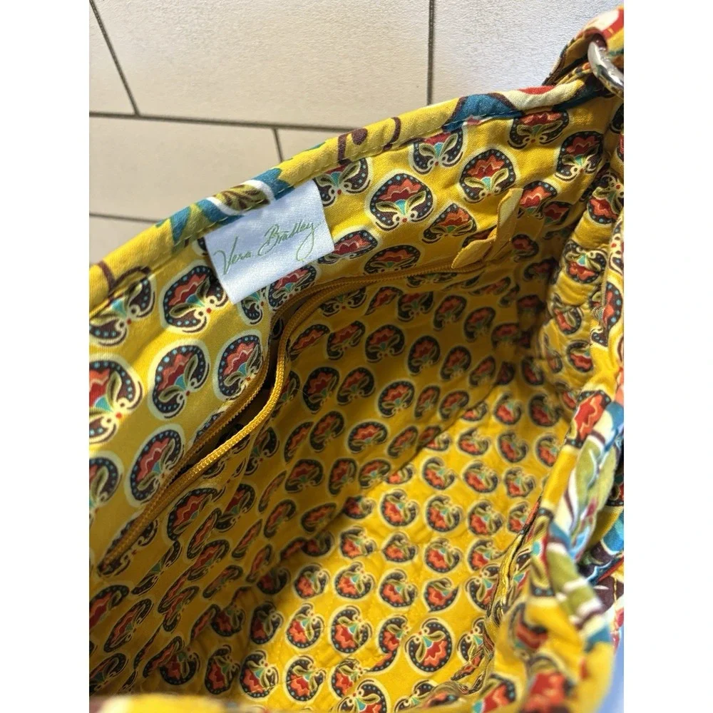 Vera Bradley Saddle Up Crossbody Bag Provencal Retired Fall 2012 Yellow Floral